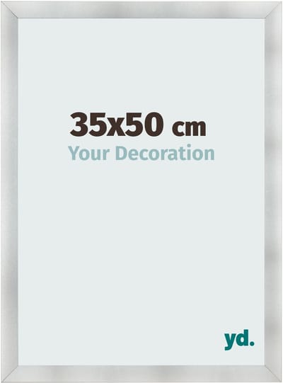 Your Decoration - Fotolijst 35x50 cm - MDF - Aluminium Geborsteld - Pisa