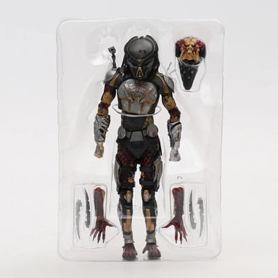 NECA La Figurine d'Action Ultime du PREDATOR FUGITIF Film 2018 7 Pouces gray