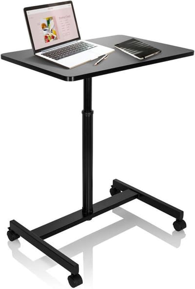 Verstelbare Statafel Laptopstandaard - Mobiele Werkplek 70x48 cm