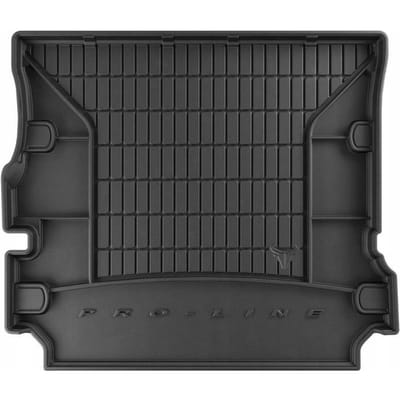 FROGUM Rubber Kofferbakmat met Organizer – Land Rover Discovery 4 (2009-2016, 7-zits) – TPE – Op Maat – Versterkte Randen