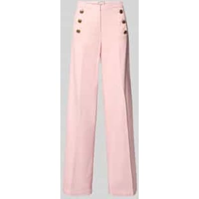 Wide leg broek met persplooien model 'Bridget'