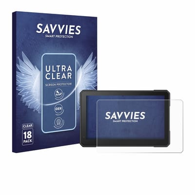 Savvies - Screenprotector voor Interphone Sync 70 Essential - Folie Beschermfolie transparant 18 Stuks