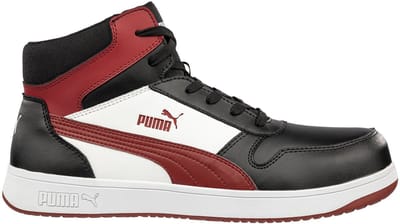 Puma Frontcourt Black/White/Red S3L 630050 - Zwart/Wit - 48