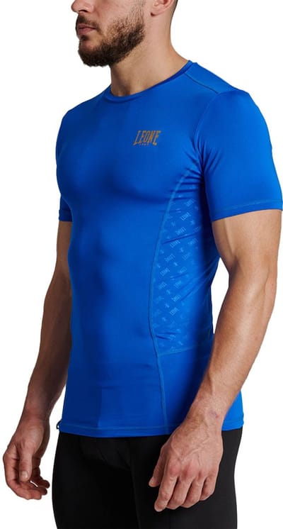 Leone1947 Dna T-shirt Met Korte Mouwen Blauw 2XL Man