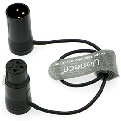 Audio Kabel 3 Pin XLR Plug naar Vrouwelijke Connector 30cm voor Microfoons en Camera's