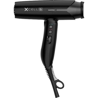 GAMMA+ Haardrogers Xcell S Black - Ultralicht met digitale motor en ionentechnologie Föhns Unisex