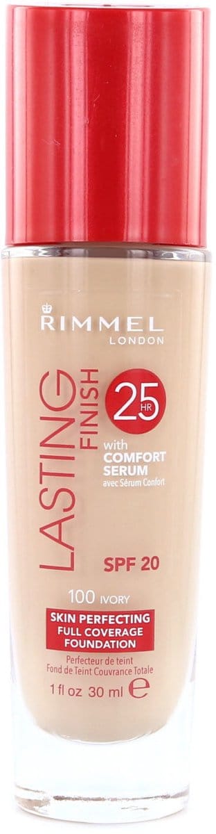 Rimmel Lasting Finish 25 HR Foundation - 100 Ivory