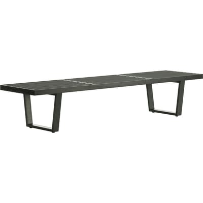 Vitra Nelson Bench - lang (183 cm) - essen zwart