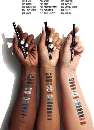 Oogpotlood - Kajal potlood - Make-up aanbrengen - Romige formule - 0.8 g - Zwart