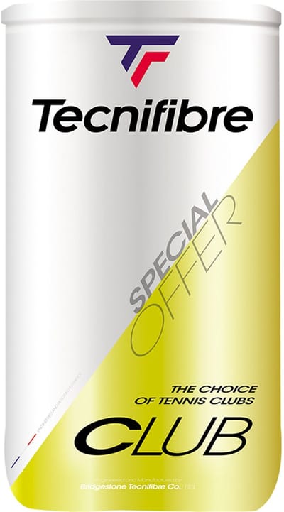 Tecnifibre - Club - tennisballen - 8 stuks - geel