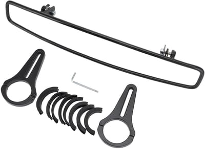 Woostar 14.6" Convex Achteruitkijkspiegel voor Atv, Utv, Motorfiets