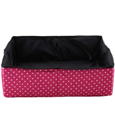 Kat Opvouwbare Kattenbak Huisdier Kattenbak Waterdicht Buiten Opvouwbaar voor Reizen(Blauw)