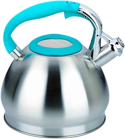 Waterkoker met Fluit - Theepot Ketel - Warm Water Maken - Anti-verbrandingshandgreep - 3 Liter Inhoud - Groen