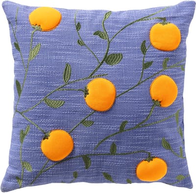 Dutch Decor MANDARIN - kussenhoes 45x45 cm - mandarijnen - Pale Iris - paars - met rits - zonder binnenkussen