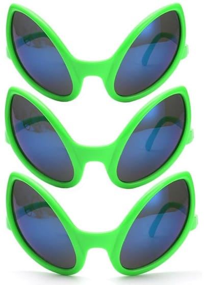 Dailygoods- Feestbril 3 Stuks - Alien Bril - Foto-rekwisieten