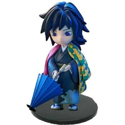 Belle figurine Tanjiro Kamado Nezuko Demon Slayer dessin animé boîte surprise statue créative modèle ornement boîte cadeau surprise