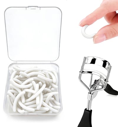 100st Wimperkruller-Navullingen, Rubberen Wimperkruller-Vervangingspads voor Verbeterde Krul en Comfort,Wimperkrullerpads, wimperkrullerstrips en accessoires, make-up tools, vervangende pads, wimperkrullerpads 3,3*0,4cm