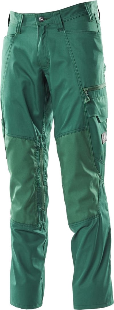 Mascot Accelerate Broek met kniezakken 18379-230 - Groen - C54 - 82