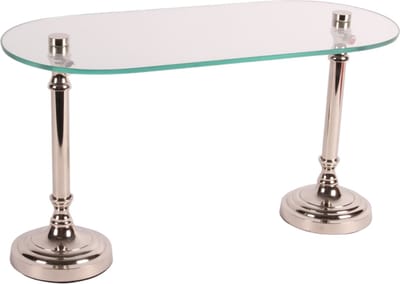 Baroque - Decoratieve schaal - - 21x69x30 - Brass+glass