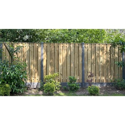 Intergard Hout beton schutting grijs 200x190cm (per set)
