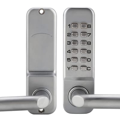 Dailygoods- Deurslot Waterdicht - Mechanisch Codeslot - 11-Cijferige Code - Sleutelloos Deurslot - Hoogwaardig Aluminium - Schokbestendig