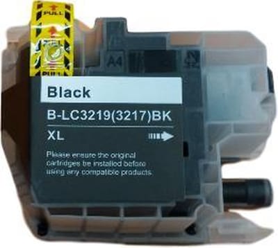 KATRIZ huismerk inkt voor|Brother LC3219XLBK (Brother 3219XL) |Met chip