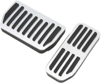 SPHProducts - Pedal Set - Antislip - Aluminium - Voor Jaguar F PACE E PACE I PACE XE XF - Geen boren nodig - Verbeterde grip - Sportief design