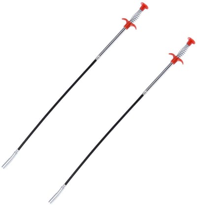 2 stuks Afvoerreiniger – 60cm Flexibele Grijper met 4 Klauwen – Afvoer Haarverwijderaar