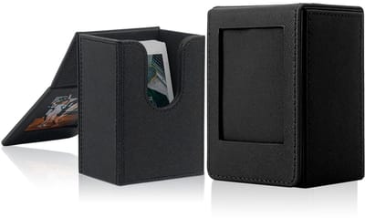 Dailygoods- Fotobox opbergdoos voor 3 inch foto's - Polaroid album - compatibel met Fujifilm Instax Mini - zwart - robuuste constructie - elegant ontwerp - Fotoalbum