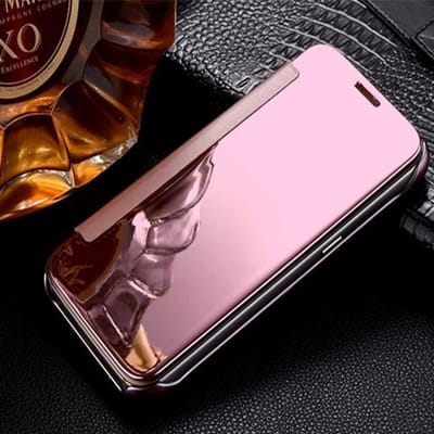 Clear View Beschermhoesje Set voor iPhone 6/6S Plus (5.5-inch) _ Roze Goud