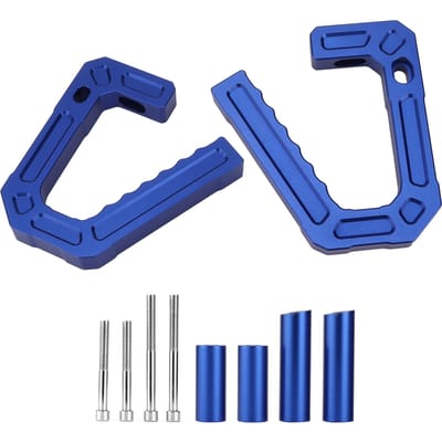 Poignée de maintien avant de voiture Alliage d'aluminium Remplacement pour Jeep Wrangler JK 2007?2018Bleu blue