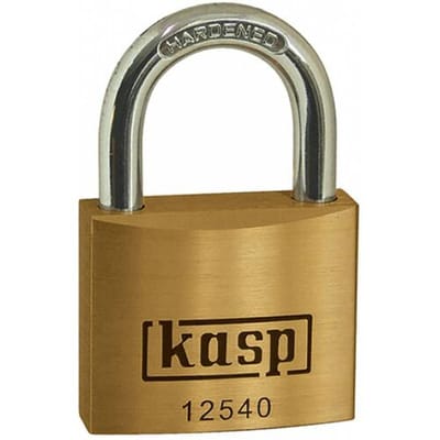 Kasp K12540A1 Hangslot 40 mm Gelijksluitend Goud-geel Sleutelslot