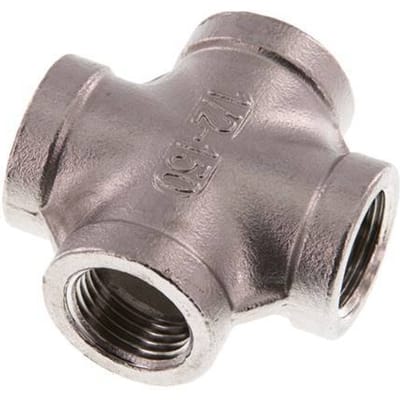 Rp 1/2'' Vrouwelijke RVS Kruis 16 Bar