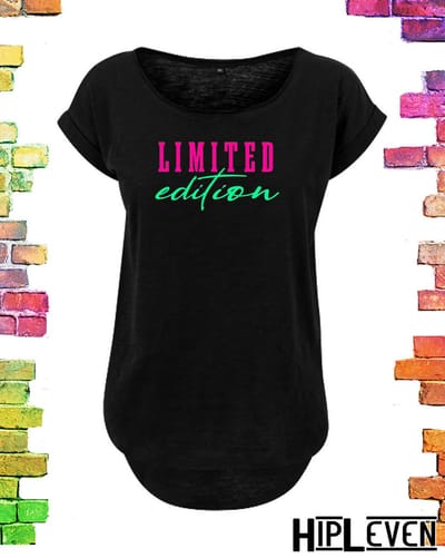 Shirt met print Limited Edition | zwart/ 3XL (46-48)