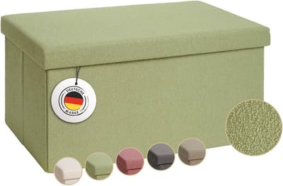Kinderbank met opbergfunctie in teddy stof, comfortabele zitbank voor kinderen