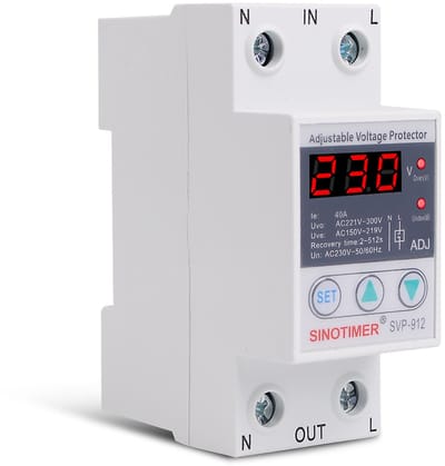 EXCITAT Spanningsregelaar - Spanningsbeveiliging - Spanningsbeveiligingsrelais - Voltmeter - Overspanningsbeveiliging - 63A