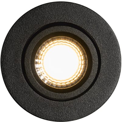 QAZQA pupil - Moderne LED Inbouwspot - 1 lichts - L 8.4 cm - Zwart - Woonkamer | Slaapkamer | Keuken