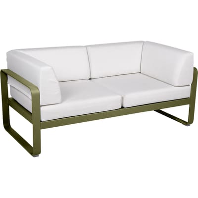 Fermob BELLEVIE club sofa 2 zits - D3 Pesto - 81 witgrijs