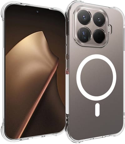 Coverup Hoesje - Geschikt voor Xiaomi 17T Hoesje - Coverup TPU Back Cover met AirBag Corners - MagSafe Compatible - Transparant