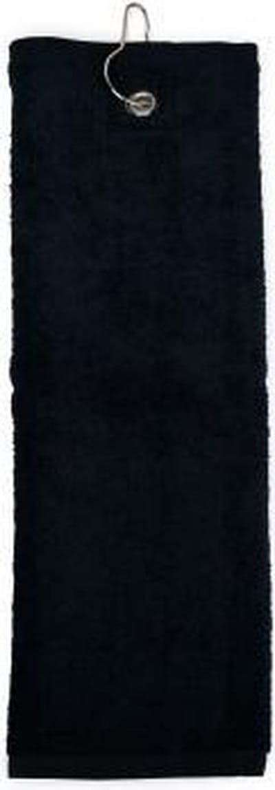 The One Golfhanddoek 450 gram Zwart