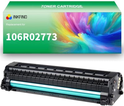 INKFIND 106R02773 Zwart tonercartridge compatibel met Xerox 106R02773 Zwart geschikt voor Xerox Phaser 3020 Xerox WorkCentre 3025 - 1-pack Zwart
