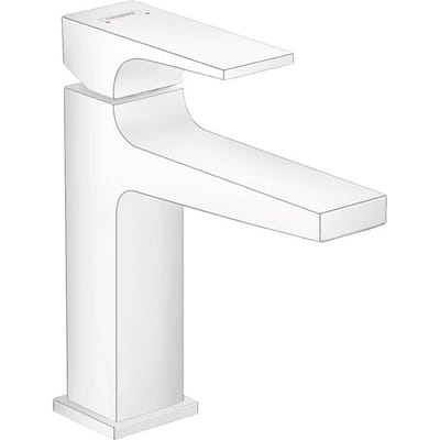 Hansgrohe Metropol single lever basin mixer 110 with lever handle and push-open waste 32507000