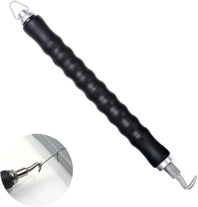 Automatische Retractable Haak met Zachte Rubber Grip, Ideaal voor Metaaldraad, Vermindert Handvermoeidheid en Verhoogt Gebruiksgemak