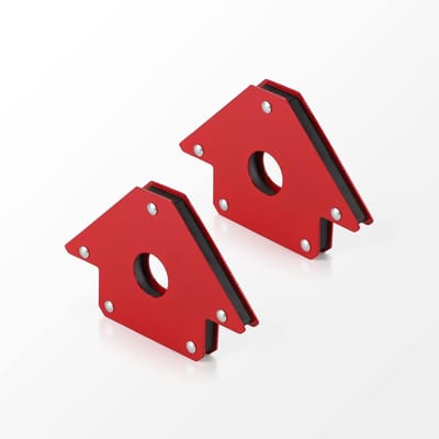 Welding magneten met 11 kg houdkracht voor precisiewerk, 45° 90° 135° hoeken, lashulpmiddel voor nauwkeurig lassen