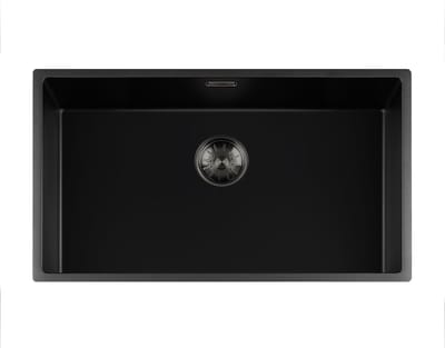 Lorreine Black Quartz Series spoelbak 7440cm Plug GunMetal 74BQ-FU-GunMetal IN WEEK 24 LEVERBAAR