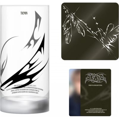 Taemin   12 Tasses en Verre   Set de Sous-verres   Le 5ème Mini-Album