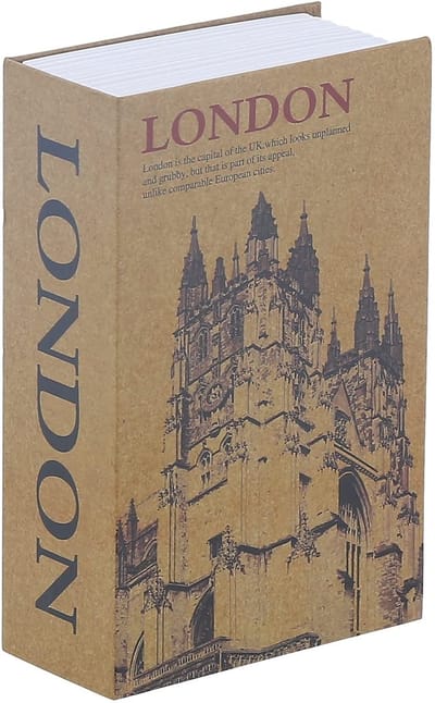 LIVIA HOME- Spaarpot Veilig - Boek Kluis met Cijferslot - Draagbaar - Verborgen Geheime Spaarpot - Voor Het Opbergen van Belangrijke Items - Hoogwaardige Kwaliteit - Boekkluis