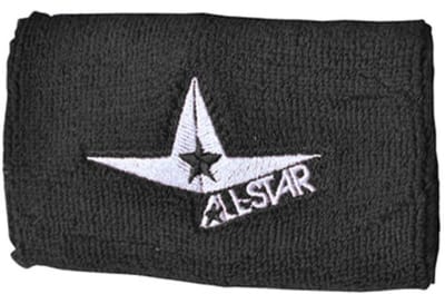 All Star ASWB2009 Wrist Band Kleur Black Wrist Band voor Sport Honkbal/Softball