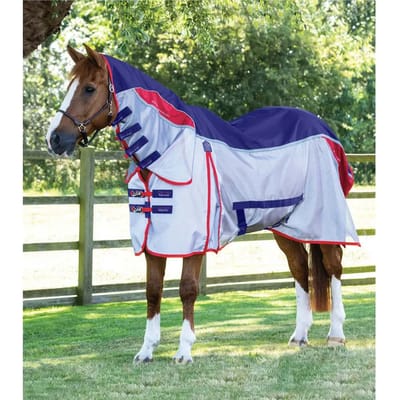 Paardenvliegendeken met surcingles Premier Equine Buster Stay-Dry Super Lite