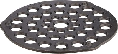 Gietijzeren Onderzetter - Pannenhouder Keuken - Bescherming Tafel - Duurzaam Gietijzer - 20 cm Diameter - Zwart